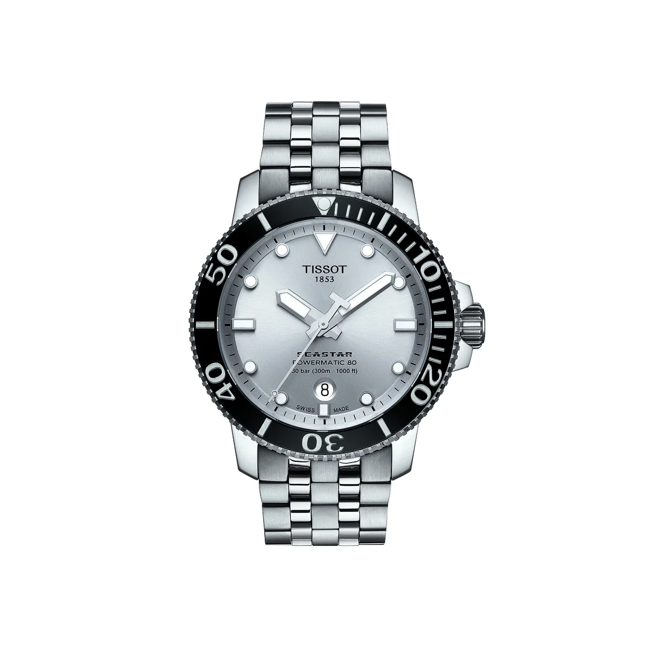 Tissot Seastar 1000 Powermatic 80 Automatic Watch 43mm - T120.407.11.031.00