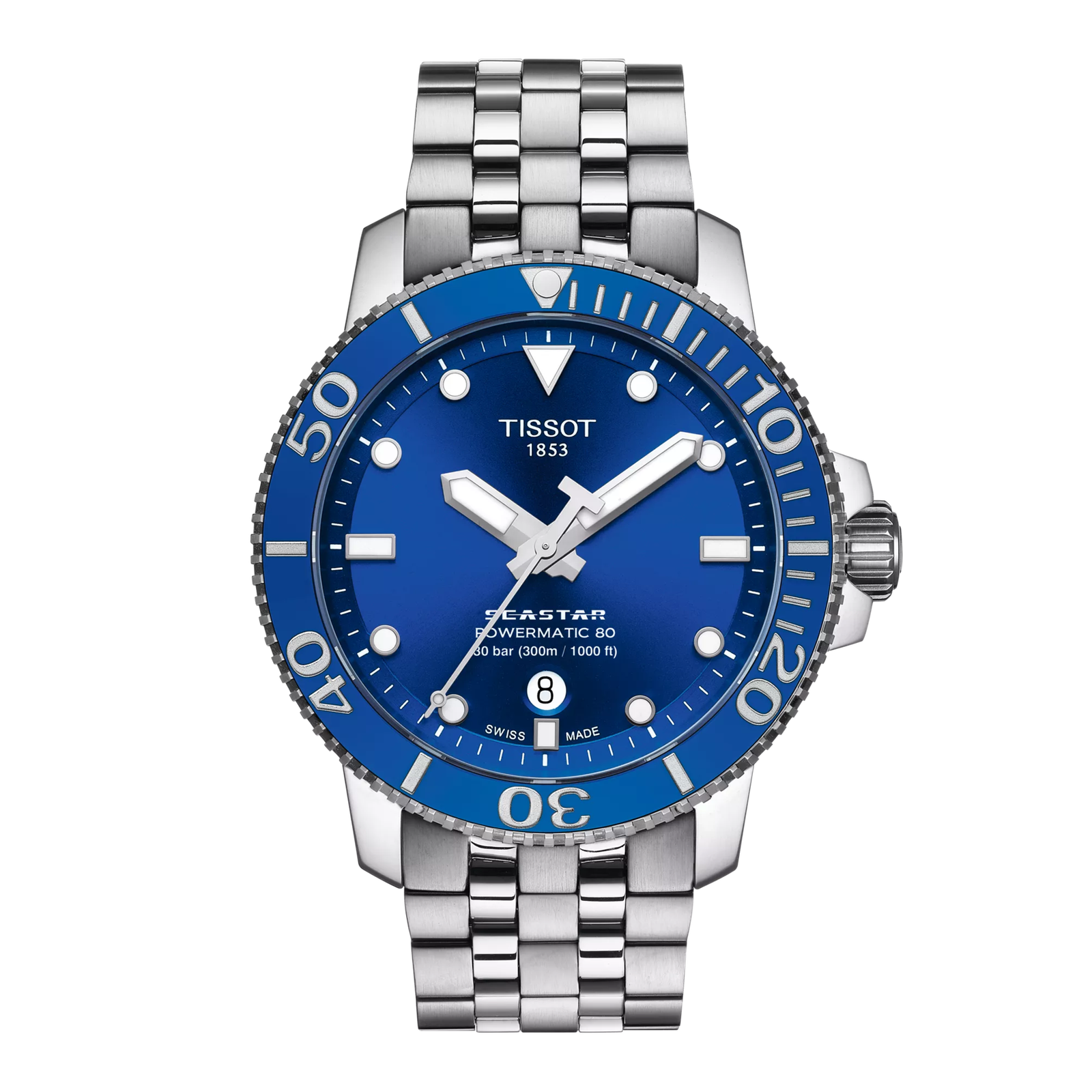 Tissot Seastar 1000 Powermatic 80 Automatic Watch 43mm - T120.407.11.041.00