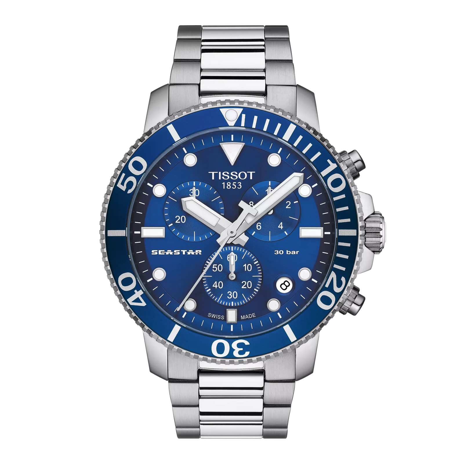Tissot Seastar 1000 Chronograph Quartz Watch 45.5mm - T120.417.11.041.00