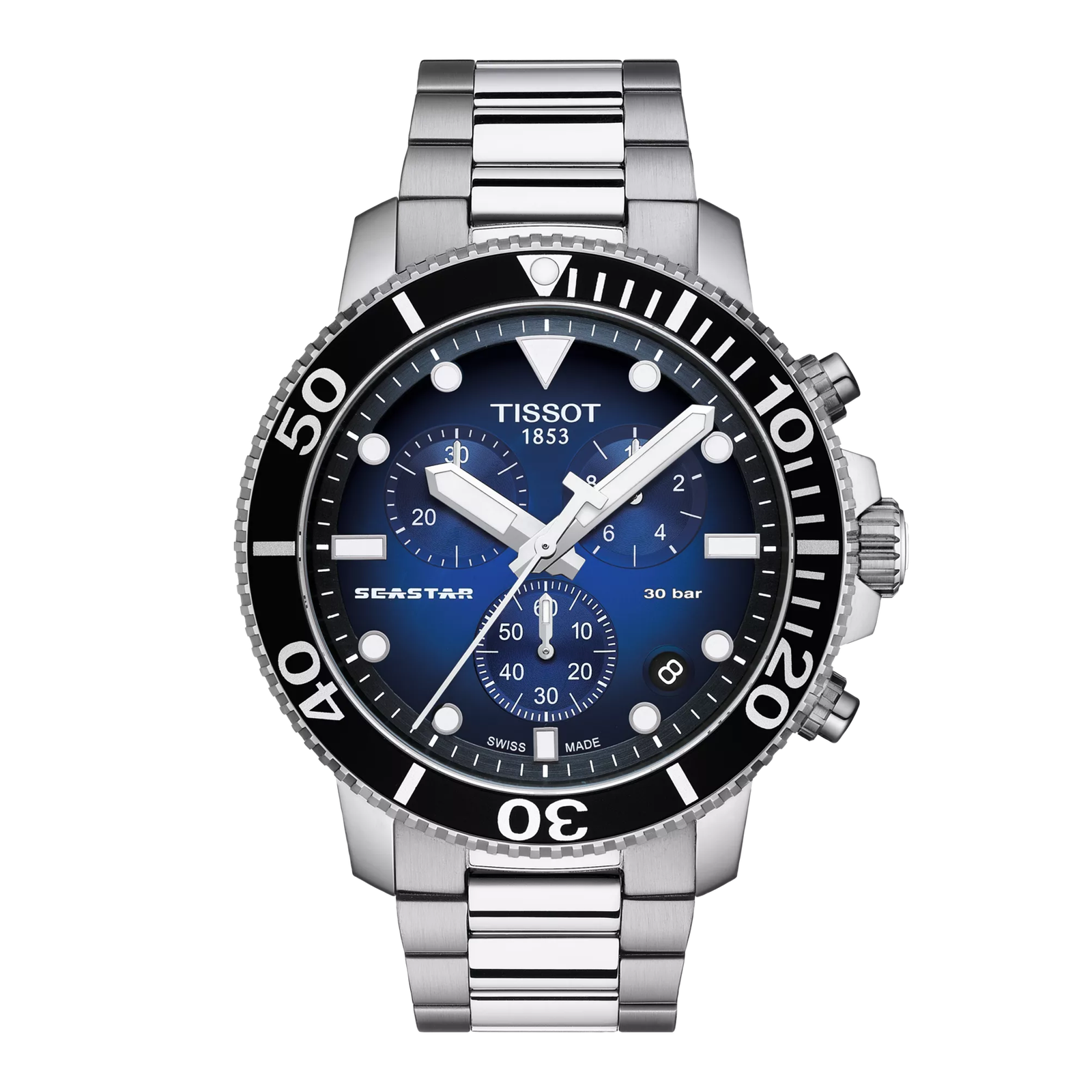 Tissot Seastar 1000 Chronograph Quartz Watch 45.5mm - T120.417.11.041.01