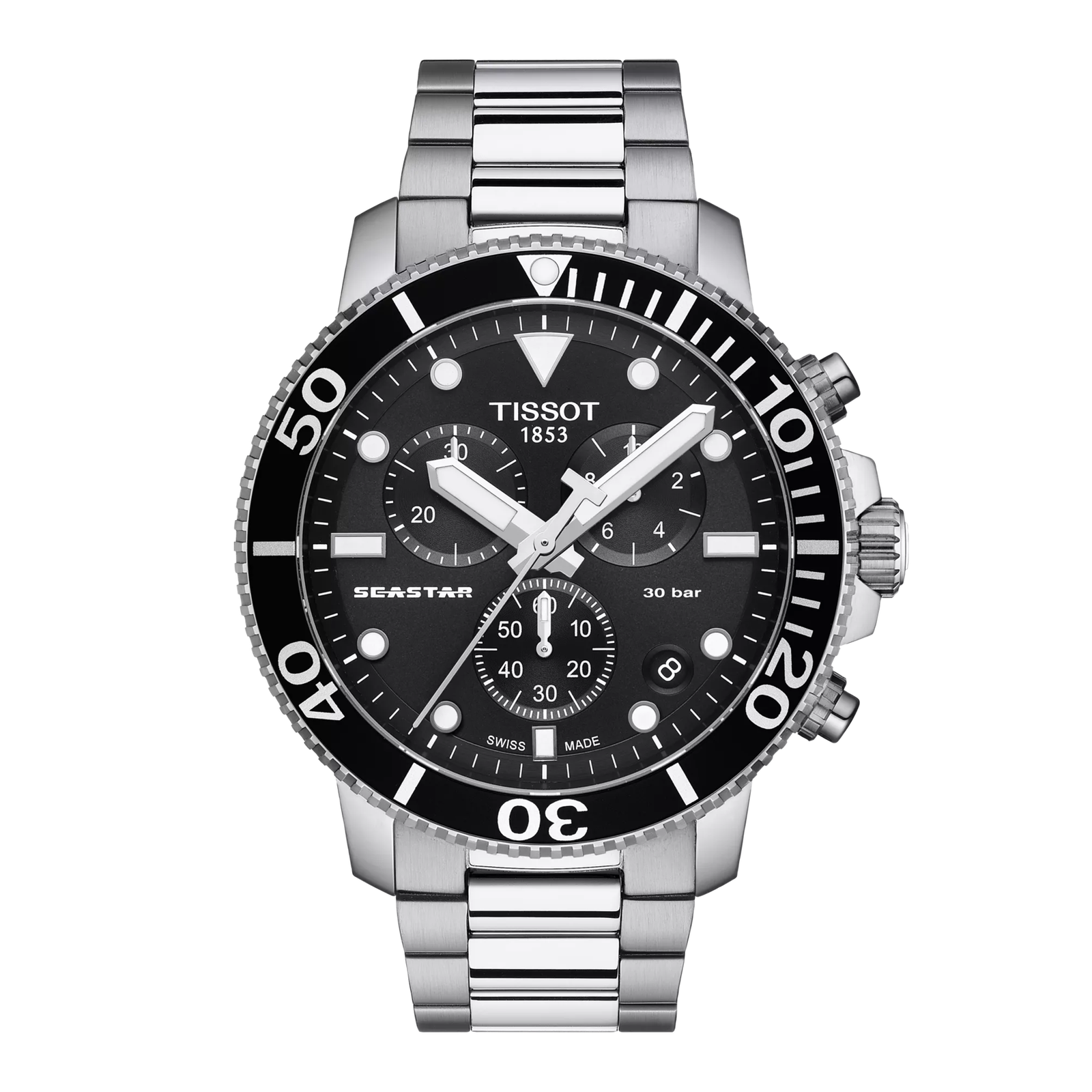 Tissot Seastar 1000 Chronograph Quartz Watch 45.5mm - T120.417.11.051.00