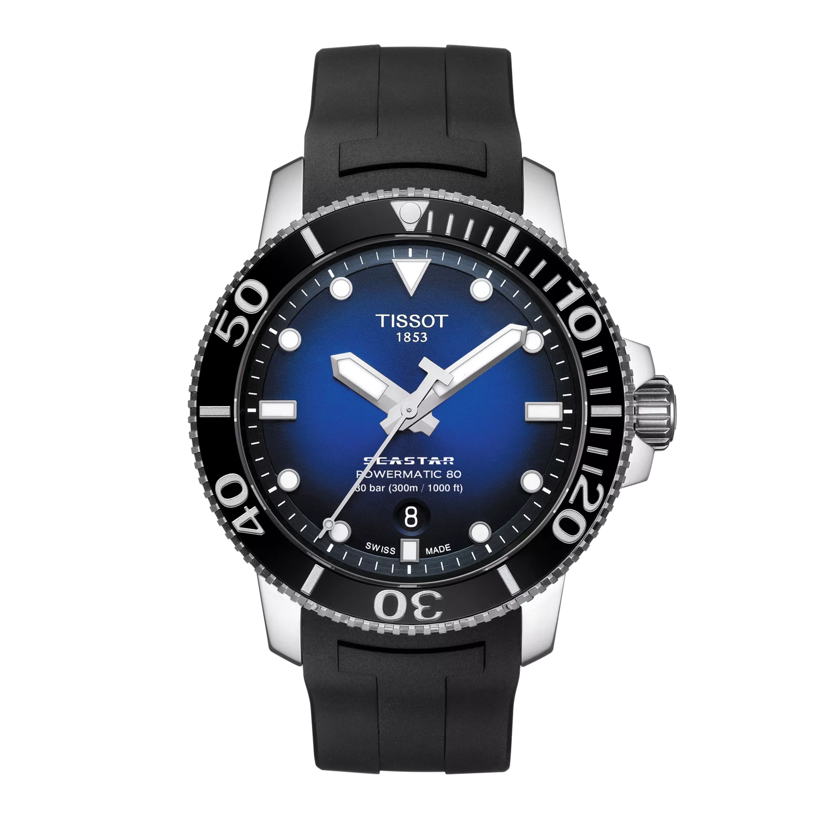 Tissot Seastar 1000 Powermatic 80 Automatic Watch 43mm - T120.407.17.041.00