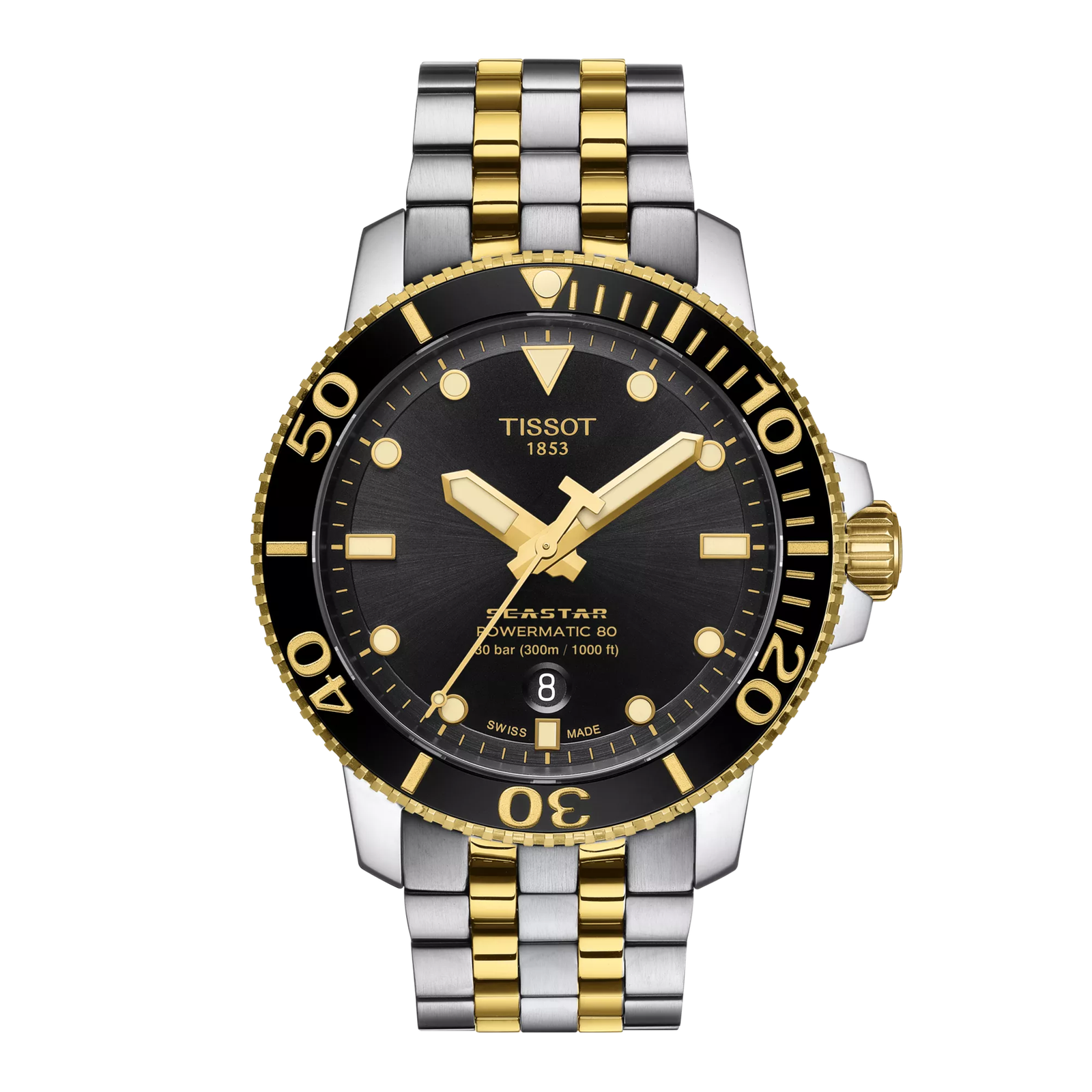 Tissot Seastar 1000 Powermatic 80 Automatic Watch 43mm - T120.407.22.051.00