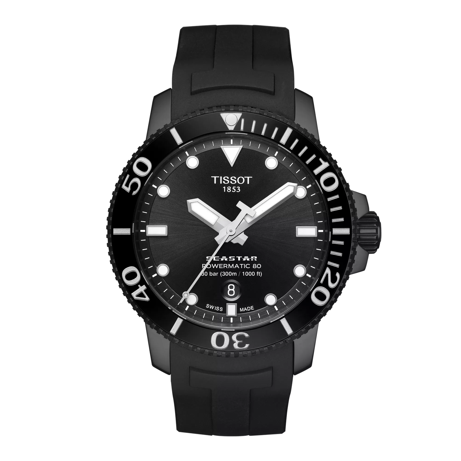 Tissot Seastar 1000 Powermatic 80 Automatic Watch 43mm - T120.407.37.051.00