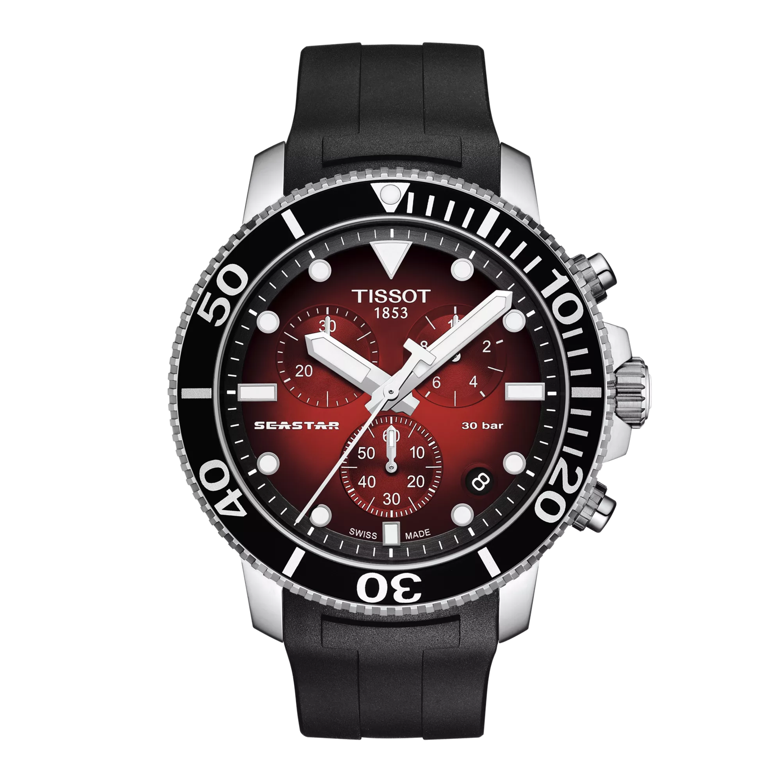 Tissot Seastar 1000 Chronograph Quartz Watch 45.5mm - T120.417.17.421.00