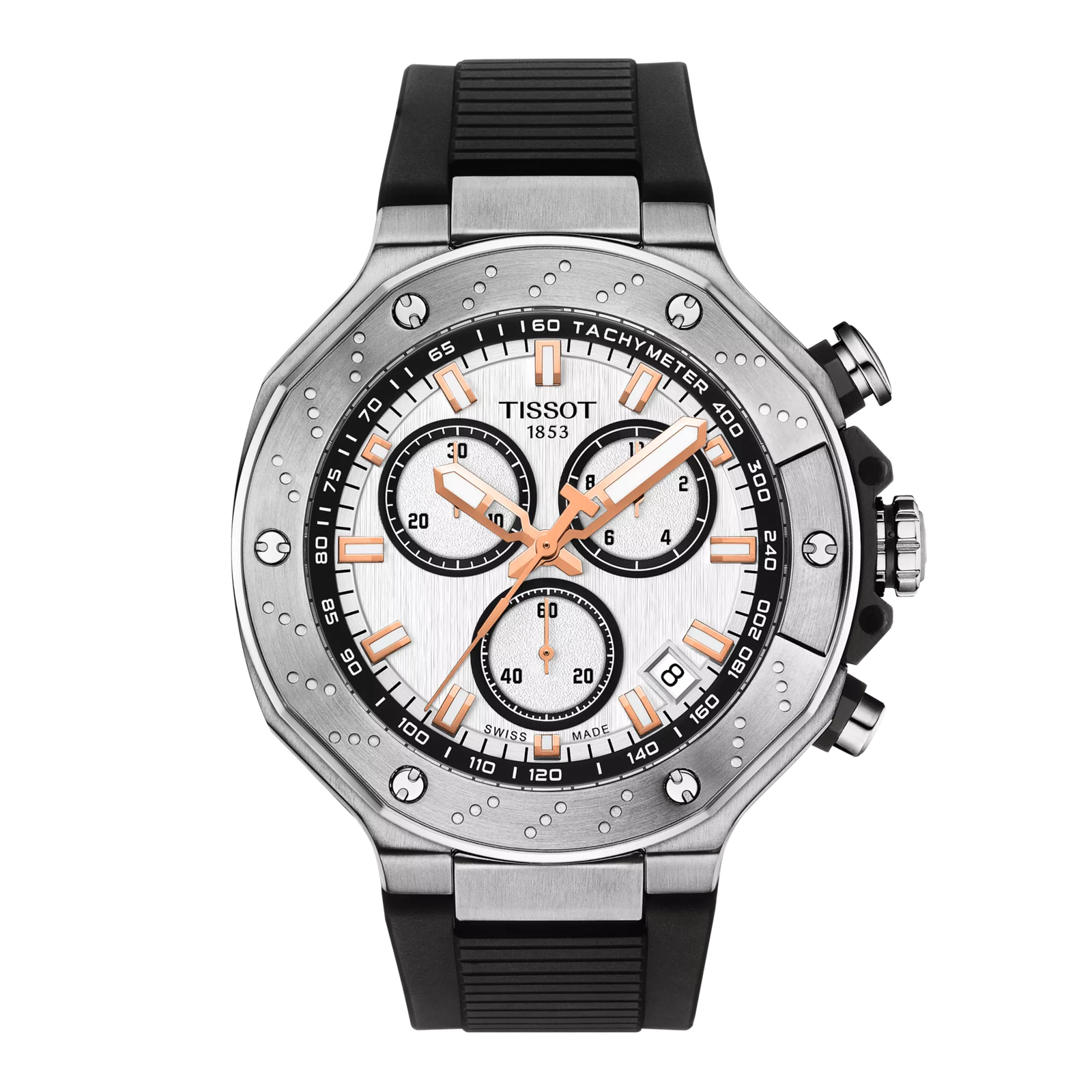 Tissot T-Race Chronograph Quartz Watch 45mm - T141.417.17.011.00