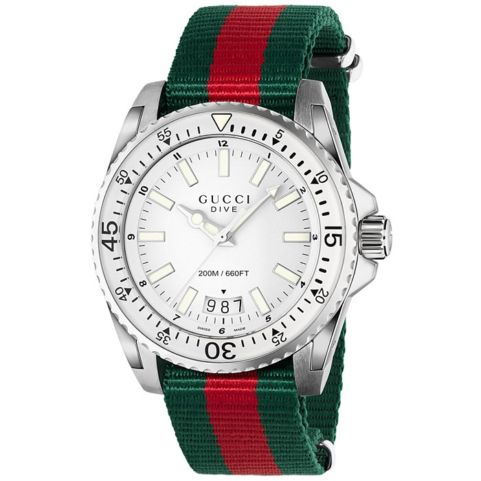 Gucci Dive Quartz Watch 45mm - YA136207