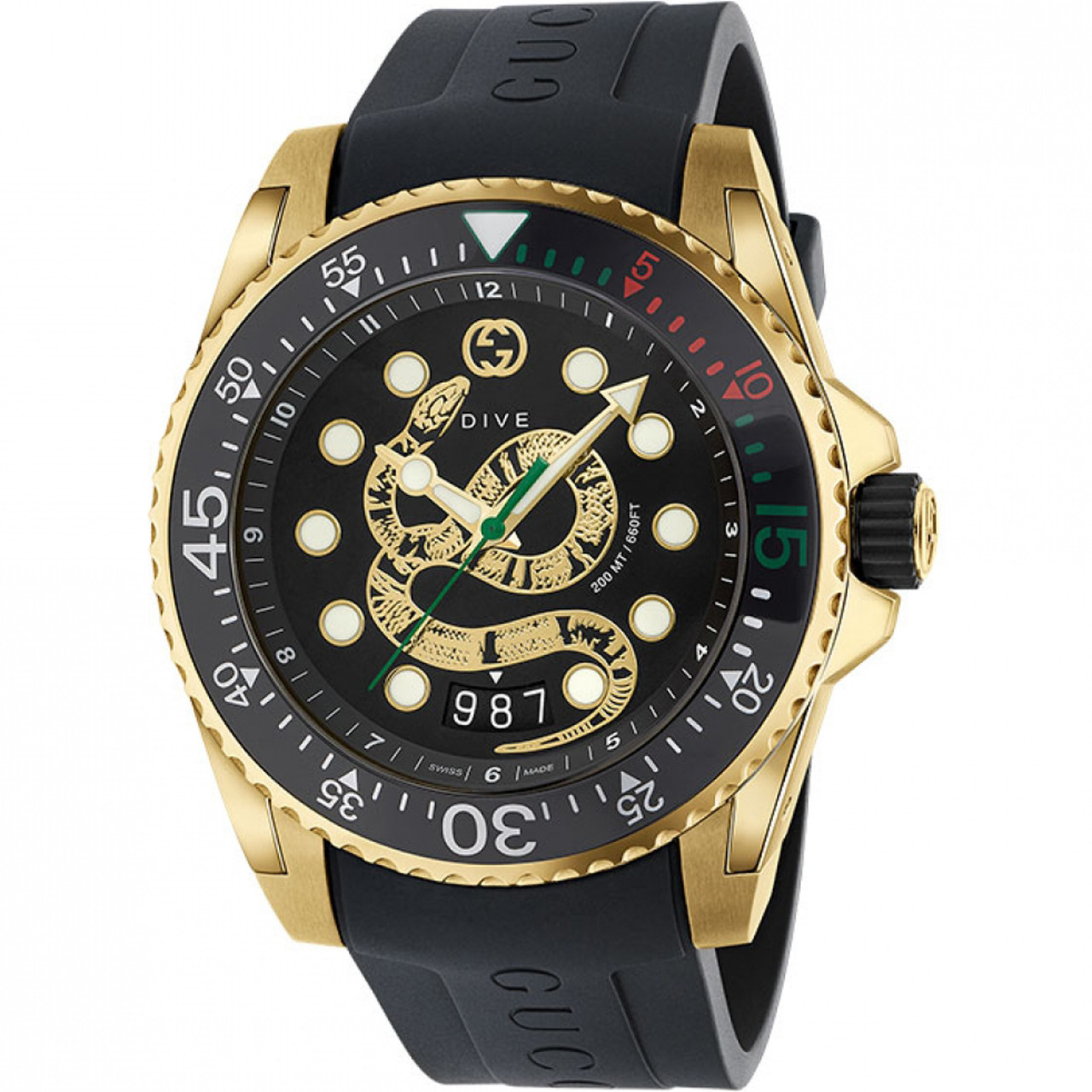 Gucci Dive Quartz Watch 45mm - YA136219